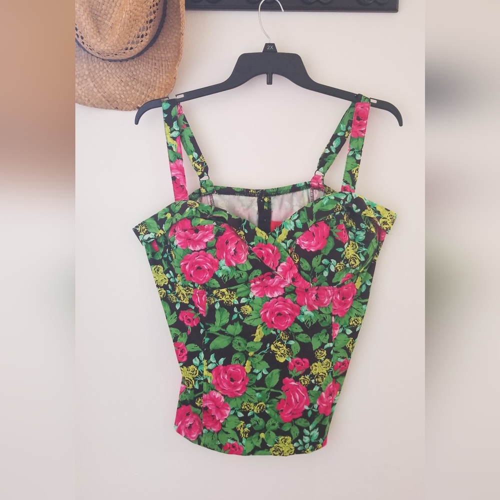Deadly Dames 3X Bra top with underwire